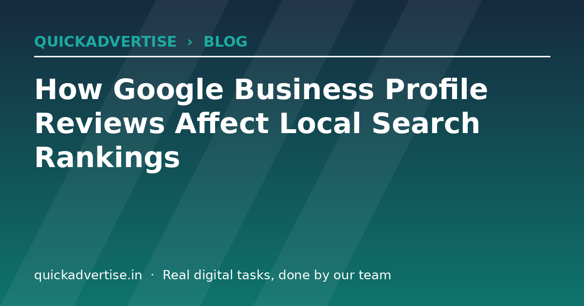 How Google Business Profile Reviews Affect Local Search Rankings