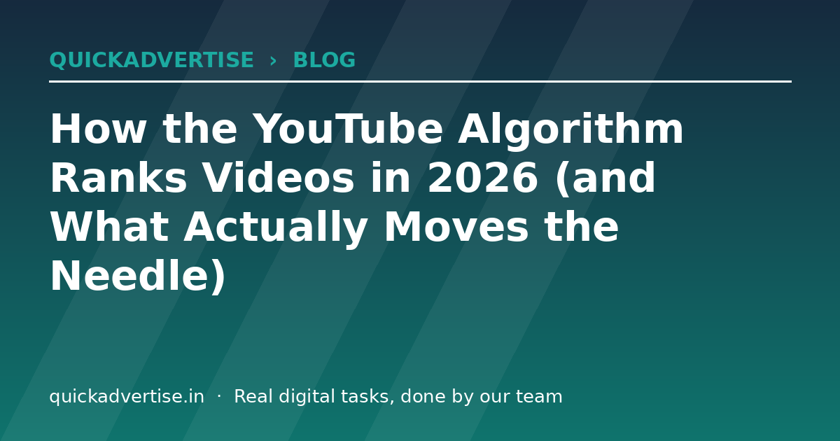 How the YouTube Algorithm Ranks Videos in 2026 (and What Actually Moves the Needle)