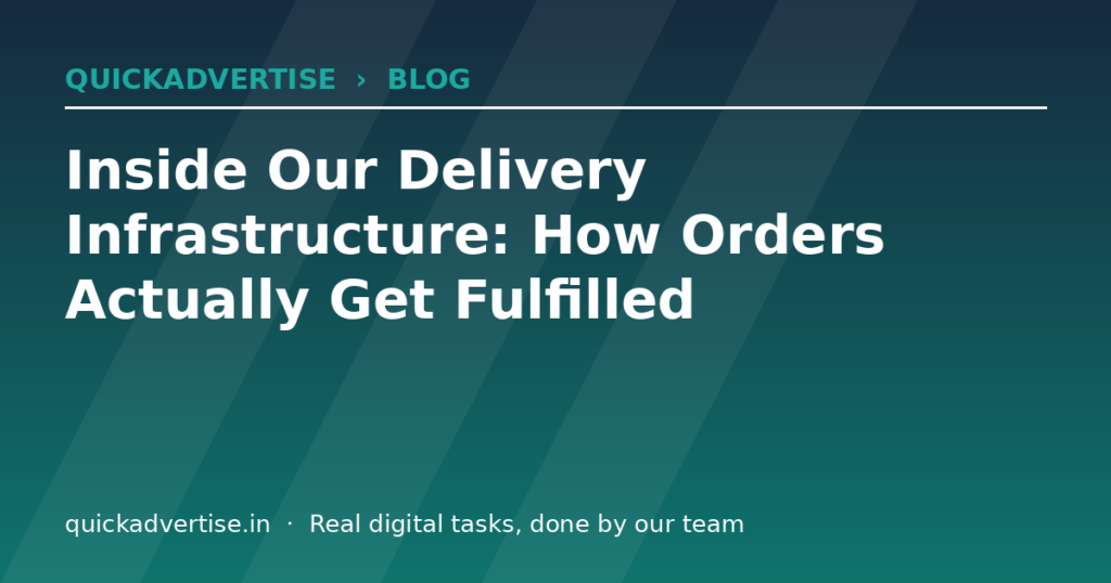 Inside Our Delivery Infrastructure: How Orders Actually Get Fulfilled